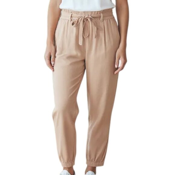 Max Jeans Jogger Pants with Tie Waist - Picture 1 of 11